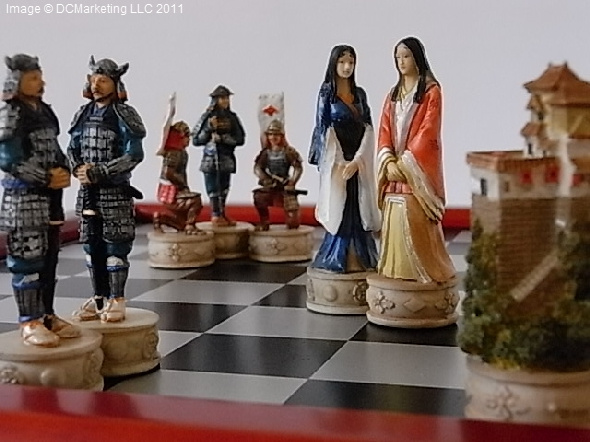Samurai Themed Chess Set